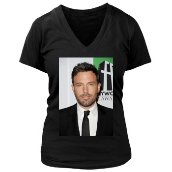 Ben Affleck Women's Deep V-Neck TShirt