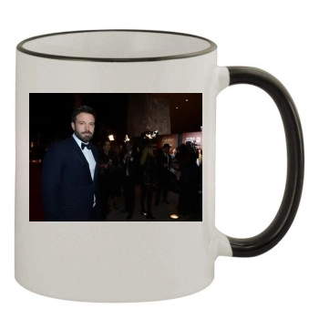 Ben Affleck 11oz Colored Rim & Handle Mug