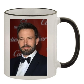 Ben Affleck 11oz Colored Rim & Handle Mug