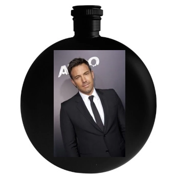 Ben Affleck Round Flask