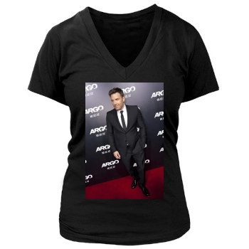 Ben Affleck Women's Deep V-Neck TShirt