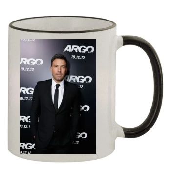 Ben Affleck 11oz Colored Rim & Handle Mug