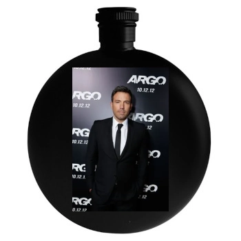 Ben Affleck Round Flask