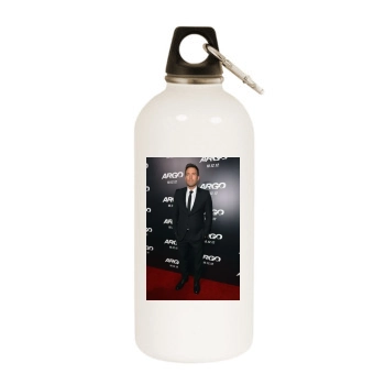 Ben Affleck White Water Bottle With Carabiner