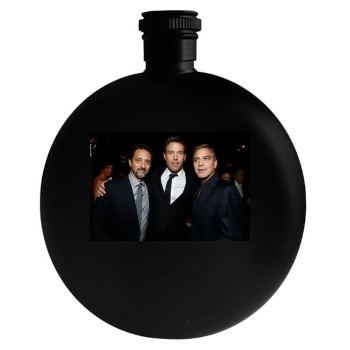 Ben Affleck Round Flask