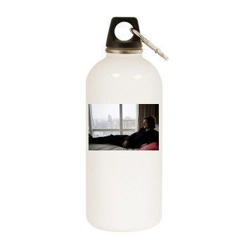 Ben Barnes White Water Bottle With Carabiner