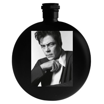 Benicio del Toro Round Flask