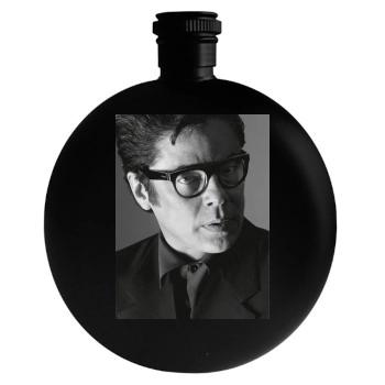 Benicio del Toro Round Flask