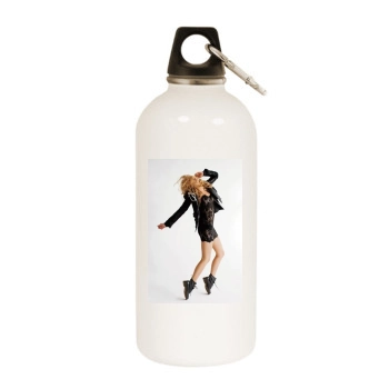 Blake Lively White Water Bottle With Carabiner