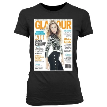 Blake Lively Women's Junior Cut Crewneck T-Shirt