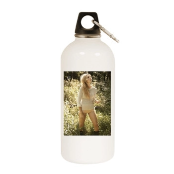 Blake Lively White Water Bottle With Carabiner