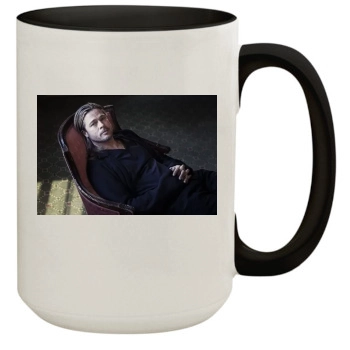 Brad Pitt 15oz Colored Inner & Handle Mug