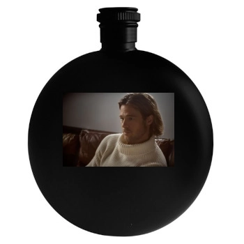 Brad Pitt Round Flask