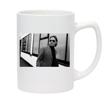 Brad Pitt 14oz White Statesman Mug