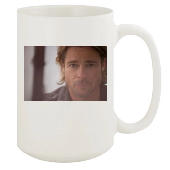 Brad Pitt 15oz White Mug