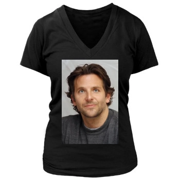 Bradley Cooper Women's Deep V-Neck TShirt