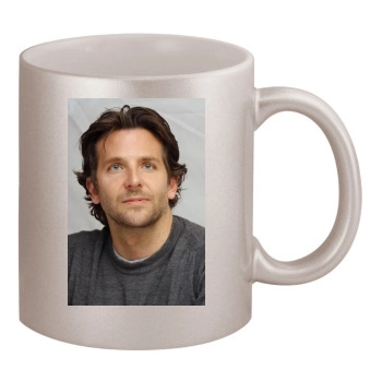 Bradley Cooper 11oz Metallic Silver Mug