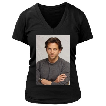 Bradley Cooper Women's Deep V-Neck TShirt