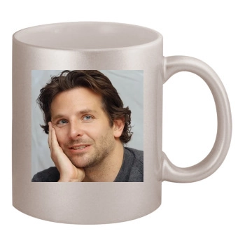 Bradley Cooper 11oz Metallic Silver Mug