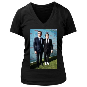 Bradley Cooper Women's Deep V-Neck TShirt