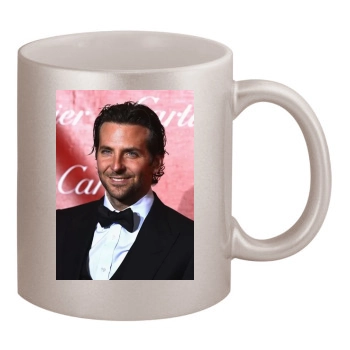 Bradley Cooper 11oz Metallic Silver Mug