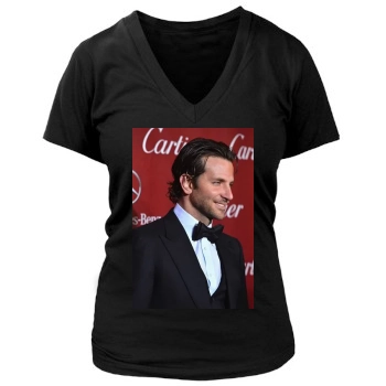 Bradley Cooper Women's Deep V-Neck TShirt