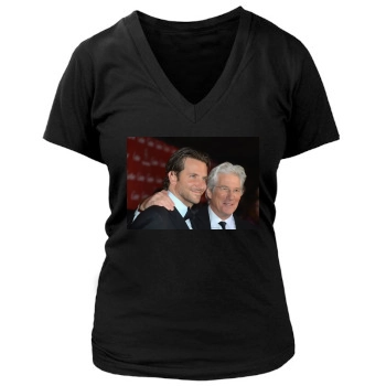 Bradley Cooper Women's Deep V-Neck TShirt