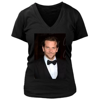 Bradley Cooper Women's Deep V-Neck TShirt