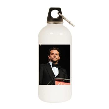 Bradley Cooper White Water Bottle With Carabiner