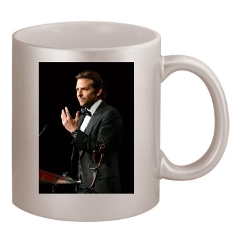 Bradley Cooper 11oz Metallic Silver Mug