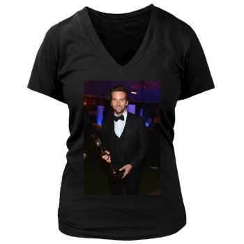 Bradley Cooper Women's Deep V-Neck TShirt