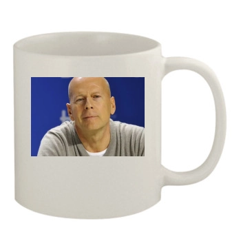 Bruce Willis 11oz White Mug