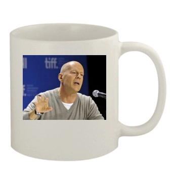 Bruce Willis 11oz White Mug