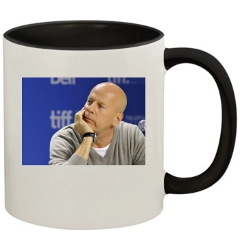 Bruce Willis 11oz Colored Inner & Handle Mug