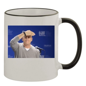 Bruce Willis 11oz Colored Rim & Handle Mug