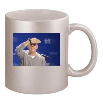 Bruce Willis 11oz Metallic Silver Mug