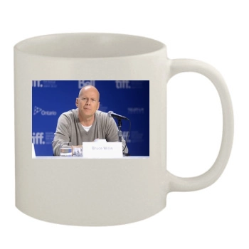 Bruce Willis 11oz White Mug