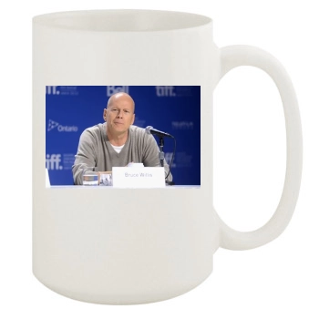 Bruce Willis 15oz White Mug