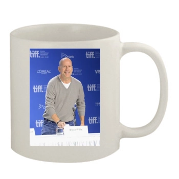 Bruce Willis 11oz White Mug