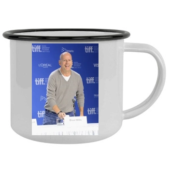 Bruce Willis Camping Mug