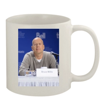 Bruce Willis 11oz White Mug