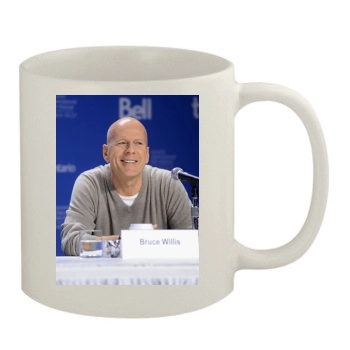 Bruce Willis 11oz White Mug