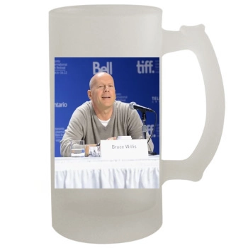 Bruce Willis 16oz Frosted Beer Stein