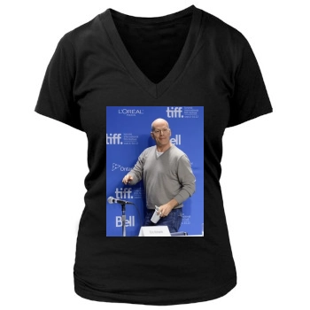 Bruce Willis Women's Deep V-Neck TShirt