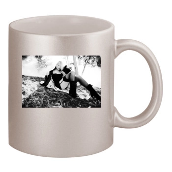 Cameron Diaz 11oz Metallic Silver Mug