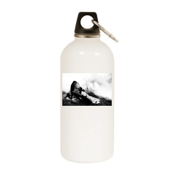 Cameron Diaz White Water Bottle With Carabiner