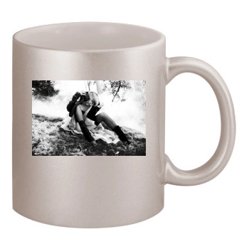 Cameron Diaz 11oz Metallic Silver Mug