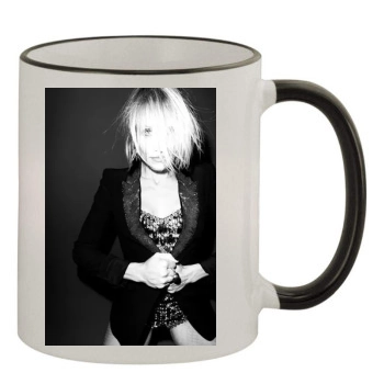 Cameron Diaz 11oz Colored Rim & Handle Mug