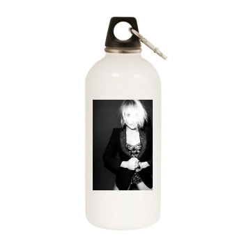 Cameron Diaz White Water Bottle With Carabiner