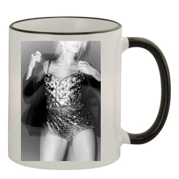 Cameron Diaz 11oz Colored Rim & Handle Mug